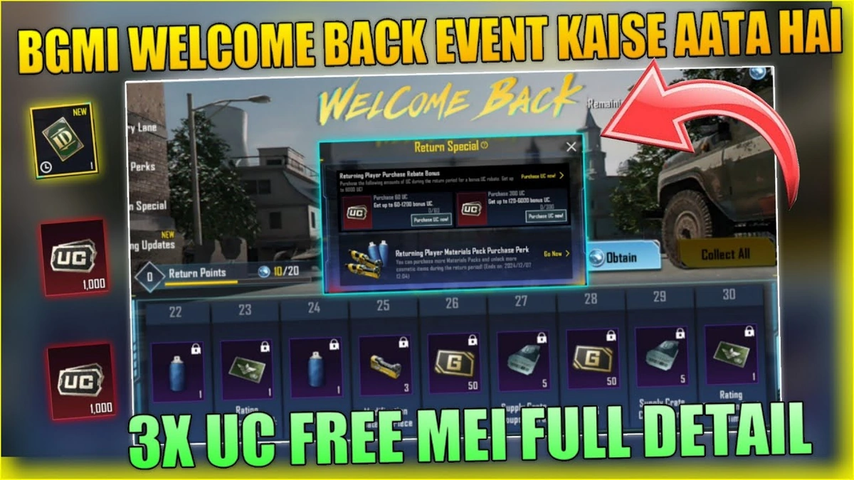 BGMI Login Event