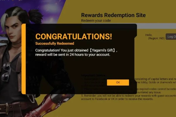Free Fire Redeem Codes