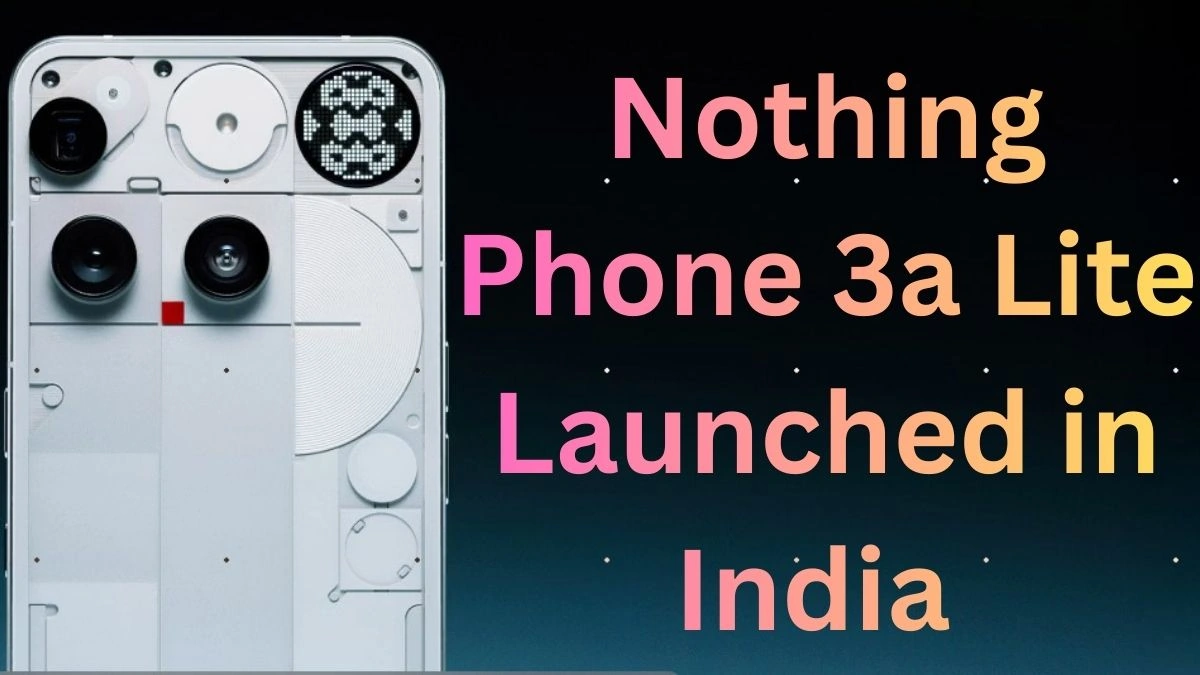 Nothing Phone (3a) Lite