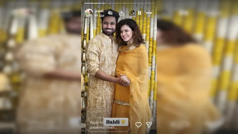 Palak Muchhal Smriti Mandhana Wedding