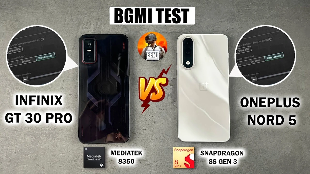 OnePlus Nord CE5 vs Infinix GT 30 Pro