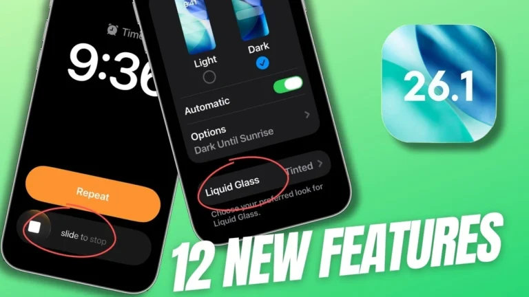 iOS 26.1 Hidden Features